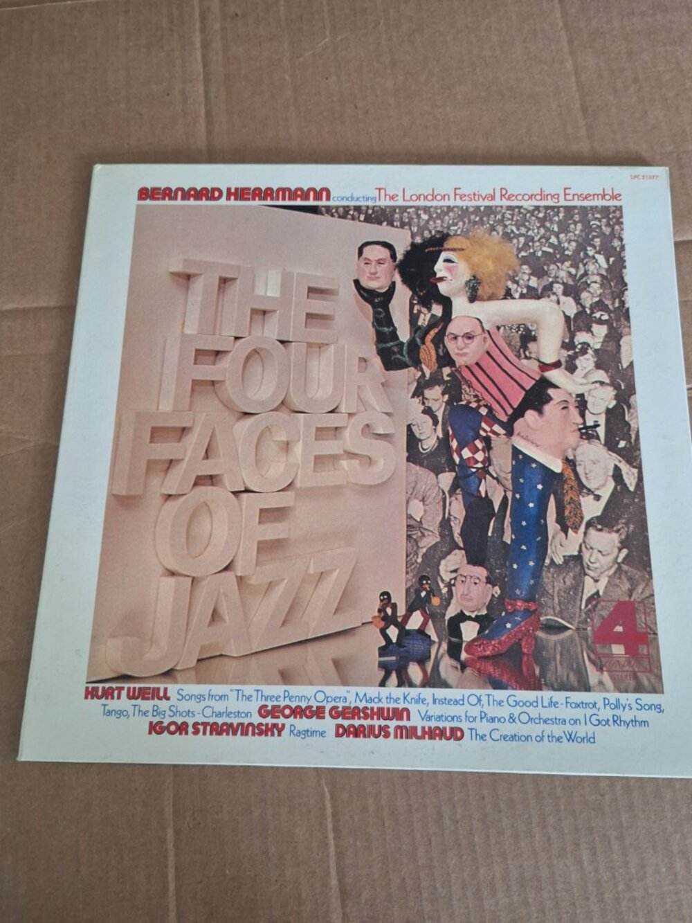 four faces of jazz lp record